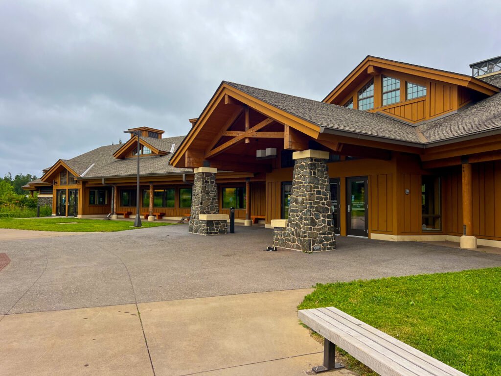 Tettegouche State Park Visitor Center building on Minnesota’s North Shore.